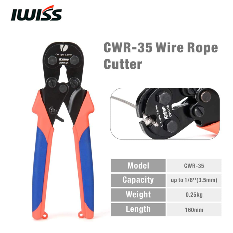 คีมตัดลวดสลิงสแตนเลส iCrimp CWR-35 ขนาด 3.5mm