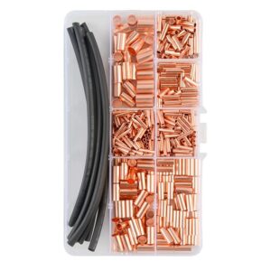 ท่อทองแดงขนาดเล็กเชื่อมต่อสายไฟเทอร์มินัล จำนวน 480 pcs